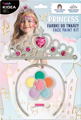 Image de Peinture pour le visage de princesse avec diadème KIDEA