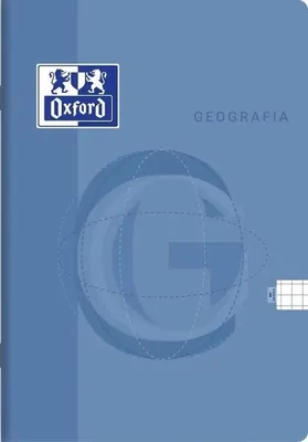 Obrázok produktu pre Zošit A5/60 strán, čiarovaný, Geografia (balenie 5 kusov) - Oxford