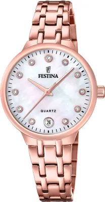 Produktbild von Festina Damen Armbanduhr F20722/1 Mademoiselle Edelstahl roségold IP