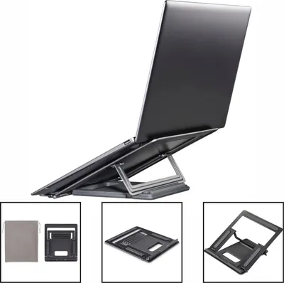 Image de Notebook Stand Metal Grey jusqu'à 15,6