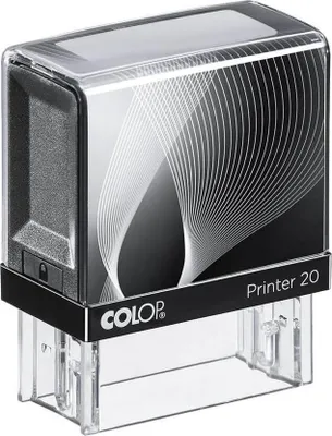 Zdjęcie produktu dla Colop Printer 20, Tradycyjny, Stempel do wiadomości, Plastik, 14 x 38 mm, Czarny, Plastik