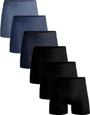 Produktbild von Muchachomalo Herren Boxershorts – 6er Pack – Baumwolle Stretch – Bequeme Unterwäsche – Größe S - U-PIMA1010-13