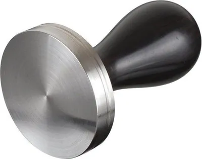 Obrázek produktu pro Ergonomický pěch na espresso z ušlechtilého dřeva – dokonalý nástroj pro baristy k profesionální přípravě kávy – 49 mm, černé ebenové dřevo