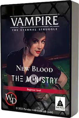 Produktbild von Vampire: The Eternal Struggle - New Blood: Ministry - Kartenspiel - ENG Edition