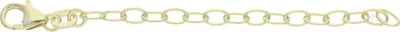 Produktbild von JuwelmaLux Verlängerungskette 925/000 Sterling Silber gelbgold plattiert JL11-09-0127