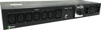 Obrázek produktu pro Elsist PDU16A, 1.4U, Vnitřní, Černá, 7 AC zásuvky / AC zásuvek, C13 rozdvojovač, C19 rozdvojovač, C20 rozdvojovač