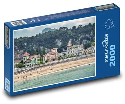Obrázok produktu pre martinpuzzle - Puzzle 2000 - Domceky pri pláži - promenáda, more