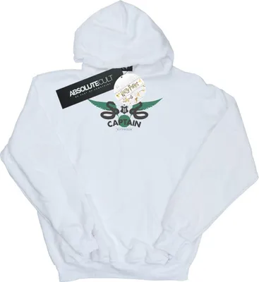 Zdjęcie produktu dla Harry Potter – bluza z kapturem „Slytherin” dla chłopców BI7841 (116) (biała)
