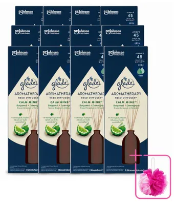 Image de 12 diffuseurs parfumés Glade Aromatherapy Calm Mind - 80 ml - Pack économique - 12 pièces