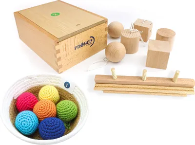 Produktbild von Beleduc Lernspiele-Set "Fröbelbausatz 1"
