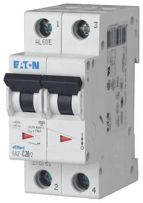 Obrázok produktu pre Miniatúrny istič Eaton FAZ-C16/2 typ C (278760)