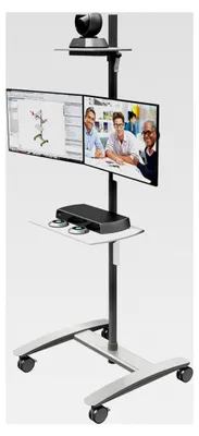 Produktbild von ViewMate Combo Konferenztrolley Silber