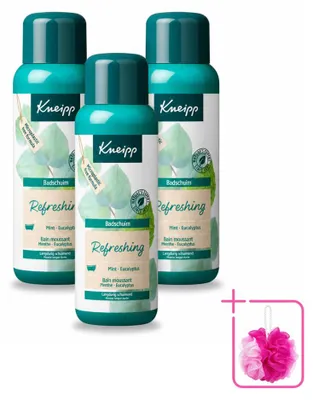 Imagen del producto de 3 unidades de gel de ducha Kneipp con menta y eucalipto - 400 ml - Paquete económico