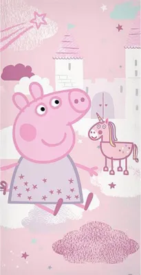 Immagine prodotto di Telo da bagno Peppa Wutz Dreamland, telo mare 70x140 cm