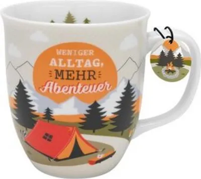 Produktbild von Sheepworld Tasse mit Fernweh Berge Motiv