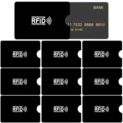 Imagen del producto de Juego de 10 tarjetas protectoras RFID