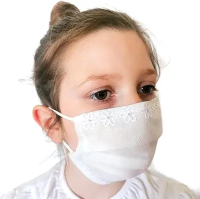 Obrázok produktu pre Maska na prijímanie s kvetmi pre dievča
