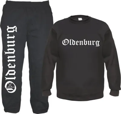 Produktbild von Oldenburg Jogginghose und Sweat im Set - Jogginganzug S Schwarz