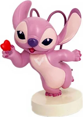 Produktbild von Enesco Stitch Lilo Und Stitch Mit Herz Rosa  Rosa One Size