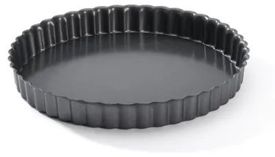 Zdjęcie produktu dla de Buyer 4706.20, Forma do tarty, Okrągły, 220 °C, Czarny, Stal, 20 cm