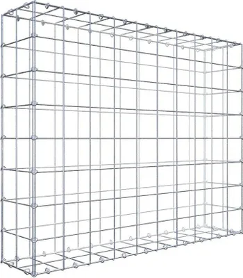Immagine prodotto di Gabbione 100 cm x 80 cm x 20 cm (L x H x P), maglia 10 cm x 10 cm, anello a C