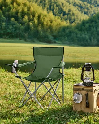 Produktbild von SONGMICS Campingstühle, 2er Set, Klappstühle, Outdoor-Stühle bis 120 kg
