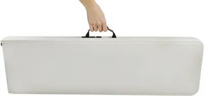 Produktbild von Gardlov 3257 Klappbares Bier-Set aus Kunststoff, 180 cm, weiß