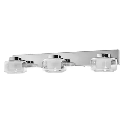 Zdjęcie produktu dla Lampa ścienna i sufitowa LEDVANCE ORBIS Flame z diodami LED, chrom, 16,5 W, 1050 lm, 3000/4000 K, temperatura barwowa regulowana za pomocą przełącznika ściennego (chłodna biel/ciepła biel), stopień ochrony IP44 przed ciałami obcymi i bryzgami wody