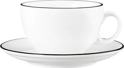Produktbild von Seltmann Weiden Modern Life Black Line Frühstückstasse mit Untertasse