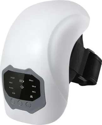 Produktbild von Wärme & Rotlicht Knie Massagegerät mit Vibration, LED-Touchscreen, 2000mAh Akku, 3 Temperaturstufen