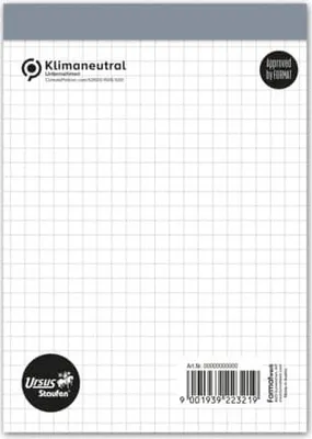 Produktbild von Staufen Notizblock A6 48Bl 60g Lin22 Style kariert ohne Deckblatt
