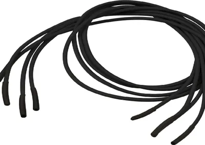 Produktbild von Elastische Schnürsenkel - Schwarz - 80 cm - 3 Paar