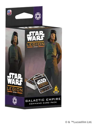 Zdjęcie produktu dla Asmodee Star Wars: Legion - Galactic Empire Command Card Pack, Figura, Wielobarwny