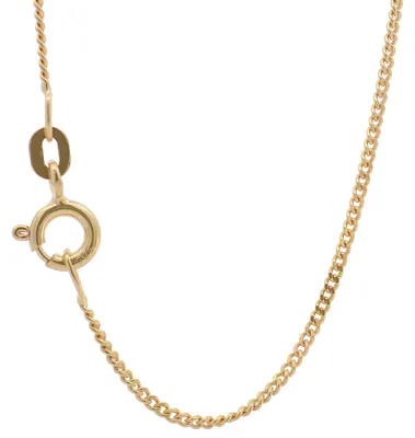 Produktbild von Goldkette Panzerkette Länge 38cm - Breite 1,2mm - 585-14 Karat Gold