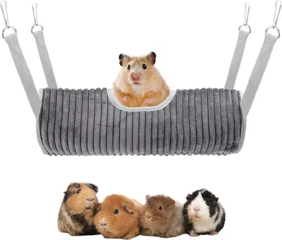 Produktbild von Hängende Tunnel-Hängematte für Kleintiere für Meerschweinchen, Hamster, Frettchen, Ratten und Haustierschlangen