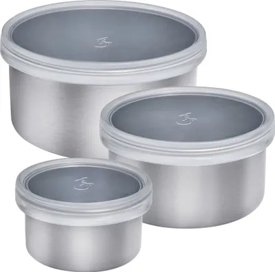 Obrázek produktu pro Lurch 00240885, Kontejner, Kulatý, 0,7 l, Nerezová ocel, Silikon, Nerezová ocel, 100 ml