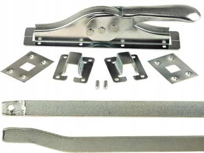 Produktbild von Garagentor Riegel- 230 cm FEINZ 230 cm Silber Robust Praktisch Vielseitig Einsetzbar