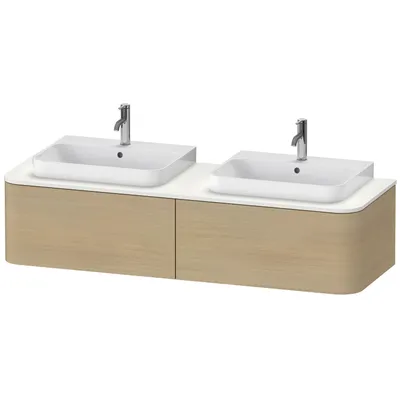 Produktbild von DURAVIT HP4946B7171 WTU HappyD2+ wandh.,354x1600x550mm