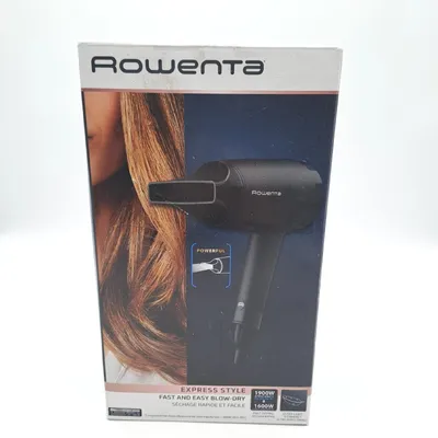 Produktbild von Rowenta Express Style Haartrockner CV1801, Gleichstrom, Schwarz, Hängeschlaufe, 1,8 m, Schieber, China