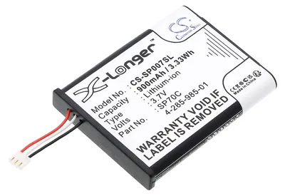 Immagine prodotto di TECHTEK Batteria compatibile con [Sony] PSP E1000, PSP E1002, PSP E1004, PSP E1008, Pulse Wireless Headset 7.1 sostituisce 4-285-985-01, per SP70C