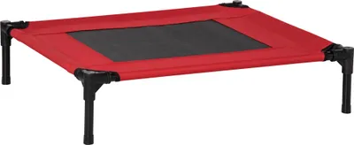 Obrázek produktu pro Vyvýšený pelíšek pro psy - Venkovní lehátko - Prodyšná síťovina, nylon, 76 x 61 x 18 cm, Pro zahradu a terasu, Snadno se čistí