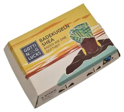 Obrázek produktu pro Koupelová bomba "Božstvo štěstí" s bambuckým máslem, sada 6 kusů