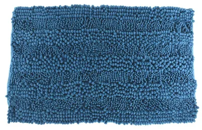 Produktbild von Badteppich mit rutschhemmender Rückseite Badmatte Chenille 50x80 cm