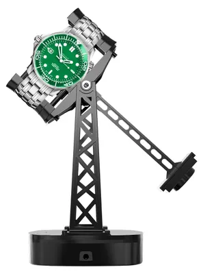Productafbeelding van Horlogeopwinder, met timer en instelbare snelheid, zwart, voor horlogeverzamelaars