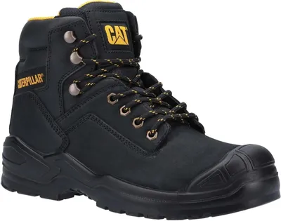 Produktbild von Caterpillar Striver Bump Schwarz Arbeitsschuhe Sicherheitsstiefel Stahlkappe S3 Gr. 44