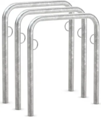Produktbild von Fahrrad Anlehnbügel Trust 10 | Einbetonieren | B750mm | 3 Stk