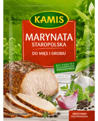 Zdjęcie produktu dla Kamis Marynata Staropolska Do Mięs i Drobiu - Przyprawa Mieszanka 20g