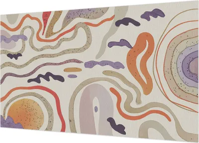 Produktbild von Selbstklebende Fototapete - Wandbilder für Wohnzimmer - 416x254 - Dekorative Wandfolie - Modernes Design für Wanddekoration - Tapeten für Innenräume - Abstrakte Muster