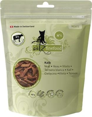 Zdjęcie produktu dla Catz finefood 044136, Cielęcina, 45 g, Brak sztucznych barwników