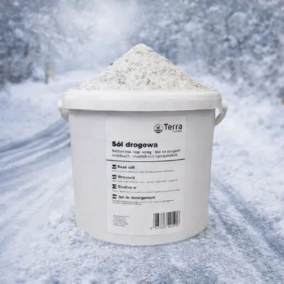 Zdjęcie produktu dla Sól drogowa 7,5 kg z antyzbrylaczem, szybkie roztapianie lodu i śniegu